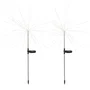 Lumisky LUM3666162003432 Juego de 2 Luces Solares Decorativas Exteriores Efecto Fuegos Artificiales LED 97 cm Alto Fireworks Spike