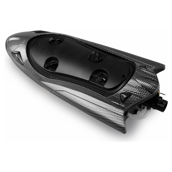 AMEWI 26108 Stingray Speedboot Barco RTR 335 mm con Motor a Reacción, 40 km/h, Efectos de Luz, Li-Ion 2000 mAh, Radio 2.4 GHz 3 Canales, Edad 14+