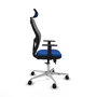 PIQUERAS Y CRESPO Silla de oficina Jorquera Sincro/Traslack Azul y Gris