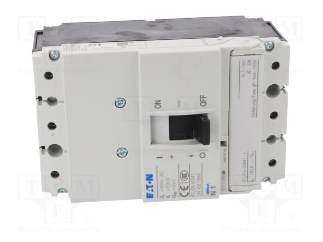 EATON ELECTRIC Interruptor de aislamiento 160A de 3 polos