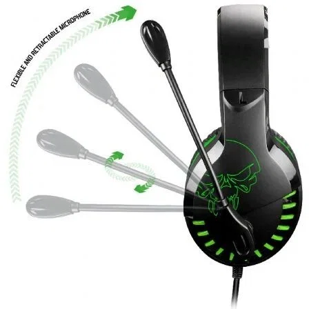Auriculares Gaming con Micrófono Spirit of Gamer PRO-H3 Xbox Edition/ Jack 3.5/ Verdes
