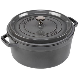 Staub Cocotte Redonda 26 cm Gris Grafito