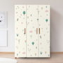 Hanah Home Armario Hedera Jungle Pino Atlántico y Blanco 120x189x48 cm Tablero Melamina