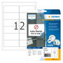 HERMA Etiquetas A4 Blancas Despegables 96x42,3 mm 300 Unidades