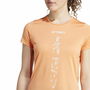 Camiseta de Manga Corta Mujer Adidas Agravic Shirt Naranja