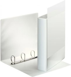 ESSELTE Carpeta Canguro A4 con 4 Anillas de 40 mm, Blanco