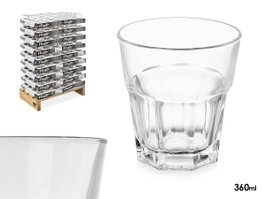 Vivalto Vaso Vidrio Transparente 300 ml (8.6x8.6x9.5 cm) (Set de 198)