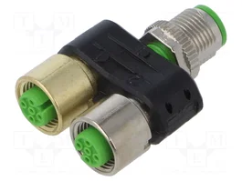 MURRELEKTRONIK Adaptador M12 5 pines (1 macho a 2 hembras)