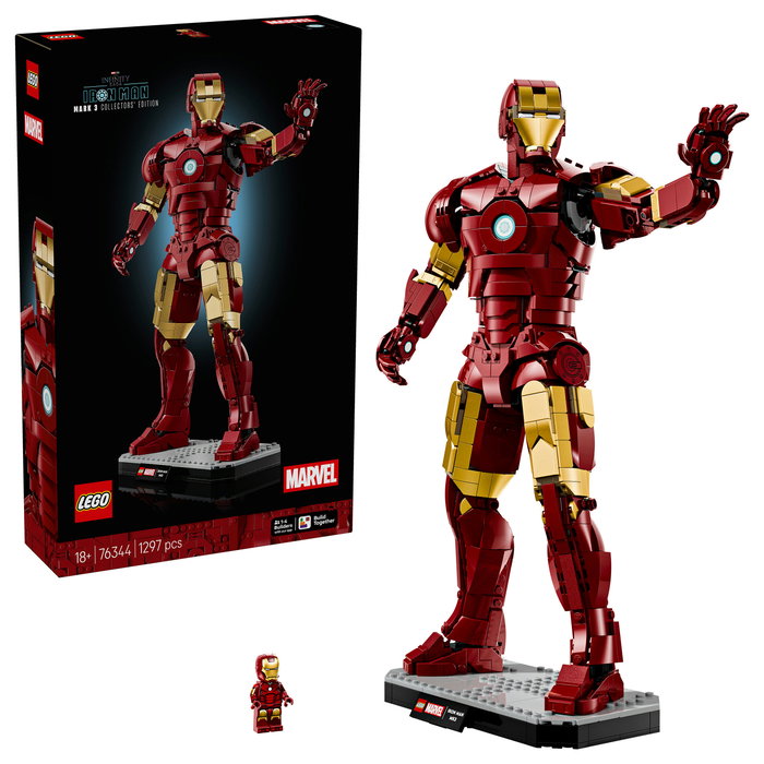 LEGO Marvel Iron Man Mark 3 Edición para Coleccionistas 76344 LEGO Marvel Iron Man Mark 3 Edición para Coleccionistas 76344