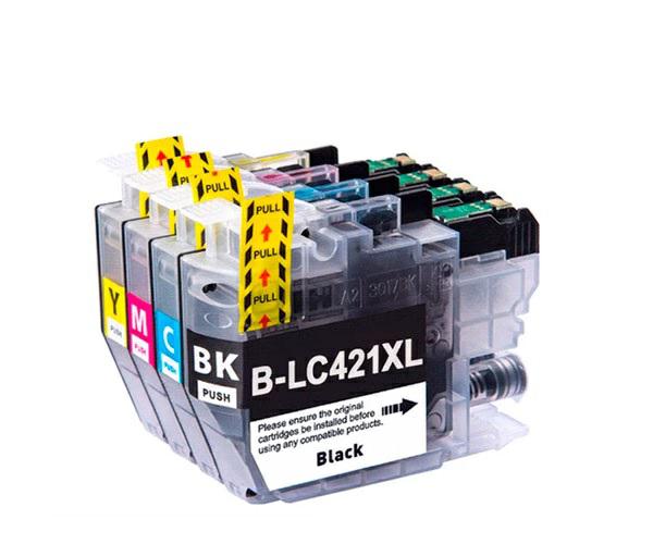 Dayma Cartucho de tinta compatible Brother LC421 XL Cian 500 Pag. Premium