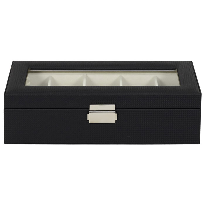 Home Deco Factory Caja para 5 Relojes de Plástico Home Deco Factory Caja para 5 Relojes de Plástico