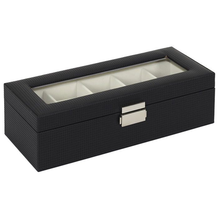 Home Deco Factory Caja para 5 Relojes de Plástico Home Deco Factory Caja para 5 Relojes de Plástico