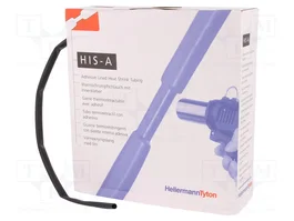 HELLERMANNTYTON Tubo termoretráctil con pegamento 6mm 5m Negro