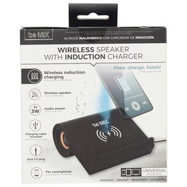 Be Mix Cargador-Altavoz Inalámbrico ABS/ Plástico