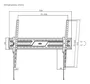 Aisens Soporte de Pared Inclinable WT100T-319 para TV de 43-100 pulgadas