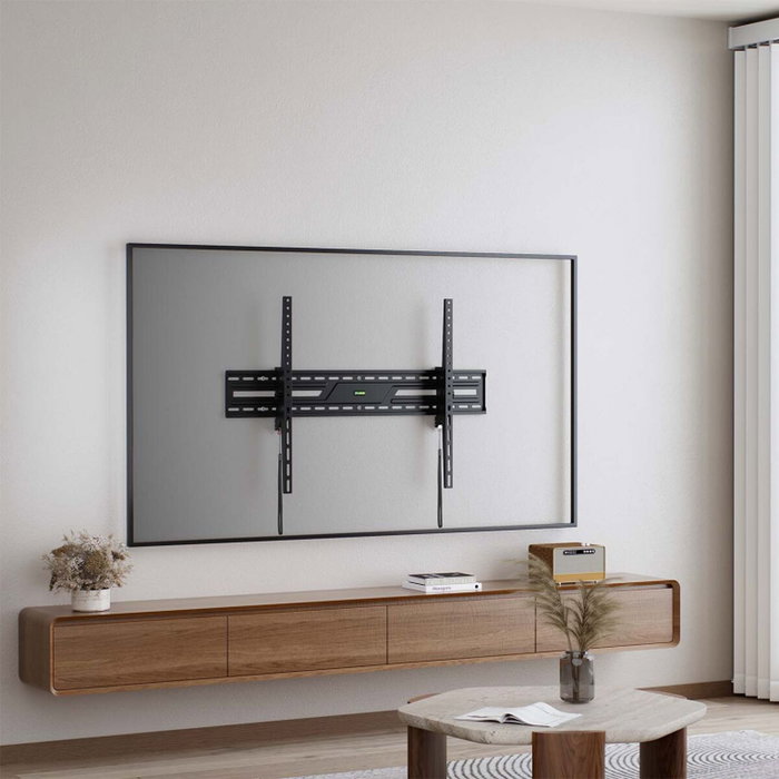 Aisens Soporte de Pared Inclinable para TV de 43-100 pulgadas hasta 75kg Negro