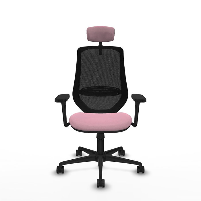 PIQUERAS Y CRESPO Silla de oficina Mardos Rosa con mecanismo Sincro PIQUERAS Y CRESPO Silla de oficina Mardos Rosa con mecanismo Sincro