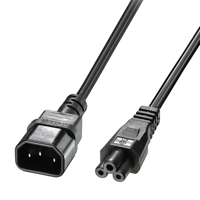 Lindy Cable de extensión C14 a C5, 5 m, Negro Lindy Cable de extensión C14 a C5, 5 m, Negro