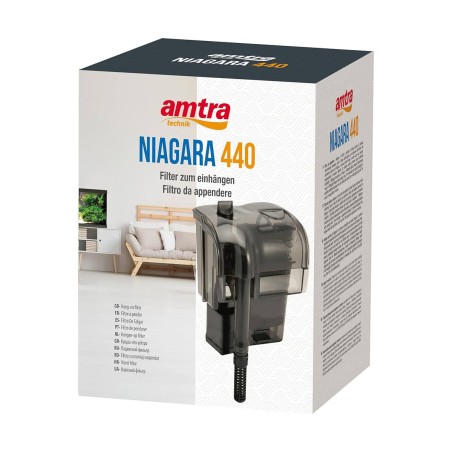 Nayeco Filtro Niagara 440 L para Acuario con Triple Filtración Mecánica, Química y Biológica Nayeco Filtro Niagara 440 L para Acuario con Triple Filtración Mecánica, Química y Biológica