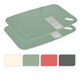 Excellent Houseware Tablas de corte 2 uds colores surtidos 35 x 24 cm y 30 x 20 cm
