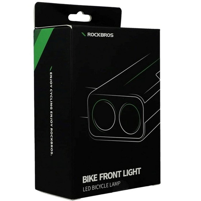 Rockbros Luz para bicicleta 850 lm con función de powerbank y cable USB-C a USB-A - negra Rockbros Luz para bicicleta 850 lm con función de powerbank y cable USB-C a USB-A - negra