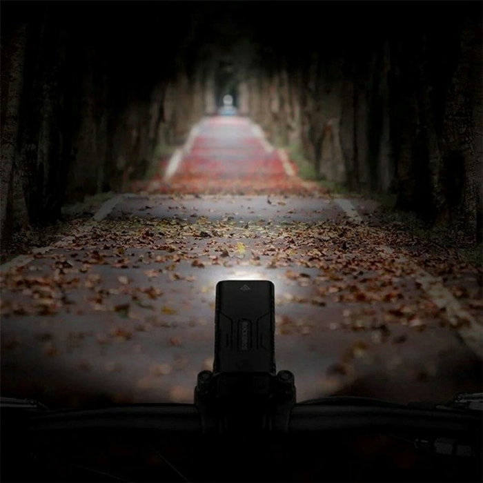Rockbros Luz para bicicleta 850 lm con función de powerbank y cable USB-C a USB-A - negra Rockbros Luz para bicicleta 850 lm con función de powerbank y cable USB-C a USB-A - negra