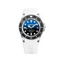 Bobroff BF0003-BFSTB con esfera azul y correa blanca