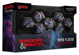 FanRoll Dungeons & Dragons Monsters Resin Inclusion Pack de Dados Mind Flayer (7)