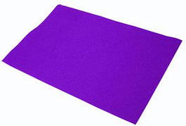 PRYSE Pack de 10 planchas de fieltro de 40x60 cm lila