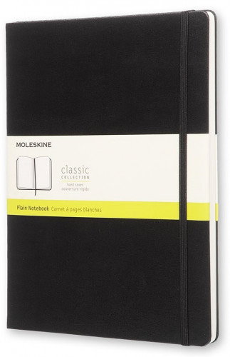 Moleskine Cuaderno Classic Tapa Dura Liso XL Negro