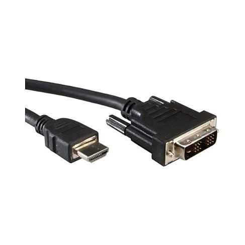 VALUE 11995532 Cable HDMI a DVI-D de 3 m, Negro VALUE 11995532 Cable HDMI a DVI-D de 3 m, Negro