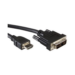 VALUE DVI-HDMI3M Cable DVI a HDMI, 3 metros, Negro, Macho a Macho