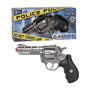 Gonher Revolver Policía 8 Tiros Plata Metal Fulminantes Modelo 33/0 - Pistola de Juguete