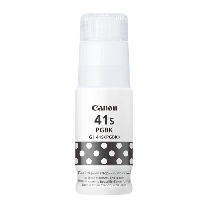 Canon GI-41S PGBK Cartucho de Tinta Original Negro 70 ml 3100 Páginas Compatible PIXMA Canon GI-41S PGBK Cartucho de Tinta Original Negro 70 ml 3100 Páginas Compatible PIXMA