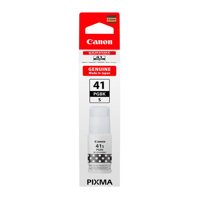 Canon GI-41S PGBK Cartucho de Tinta Original Negro 70 ml 3100 Páginas Compatible PIXMA Canon GI-41S PGBK Cartucho de Tinta Original Negro 70 ml 3100 Páginas Compatible PIXMA
