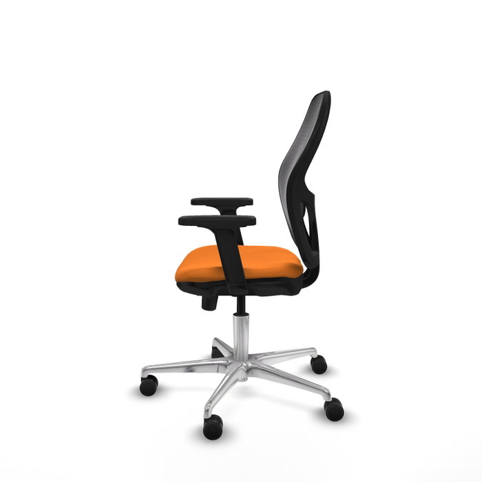 PIQUERAS Y CRESPO Silla de oficina Jorquera con Mecanismo Sincro/Traslack Naranja y Negro PIQUERAS Y CRESPO Silla de oficina Jorquera con Mecanismo Sincro/Traslack Naranja y Negro