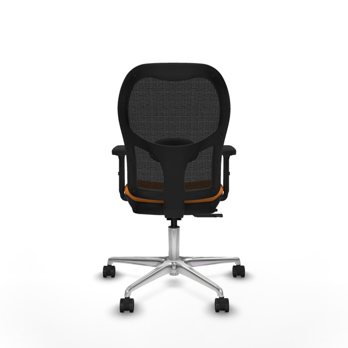 PIQUERAS Y CRESPO Silla de oficina Jorquera con Mecanismo Sincro/Traslack Naranja y Negro PIQUERAS Y CRESPO Silla de oficina Jorquera con Mecanismo Sincro/Traslack Naranja y Negro