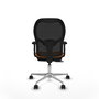 PIQUERAS Y CRESPO Silla de oficina Jorquera con Mecanismo Sincro/Traslack Naranja y Negro