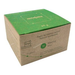 MINIMA ORGANICS Dentifrico En Pasta Con Menta Y Acido Hialuronico Con Fluor 1100ppm