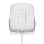 KeySonic KSM-5030M-W Ratón Impermeable de Silicona Blanco