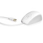 KeySonic KSM-5030M-W Ratón Impermeable de Silicona Blanco