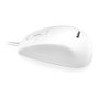 KeySonic KSM-5030M Ratón Ambidiestro Blanco con Cable USB, Silicona, Resistente al Agua y Polvo IP68, Scroll Táctil, 2 Botones, 1.8 m