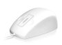 KeySonic KSM-5030M-W Ratón de Silicona Impermeable Blanco