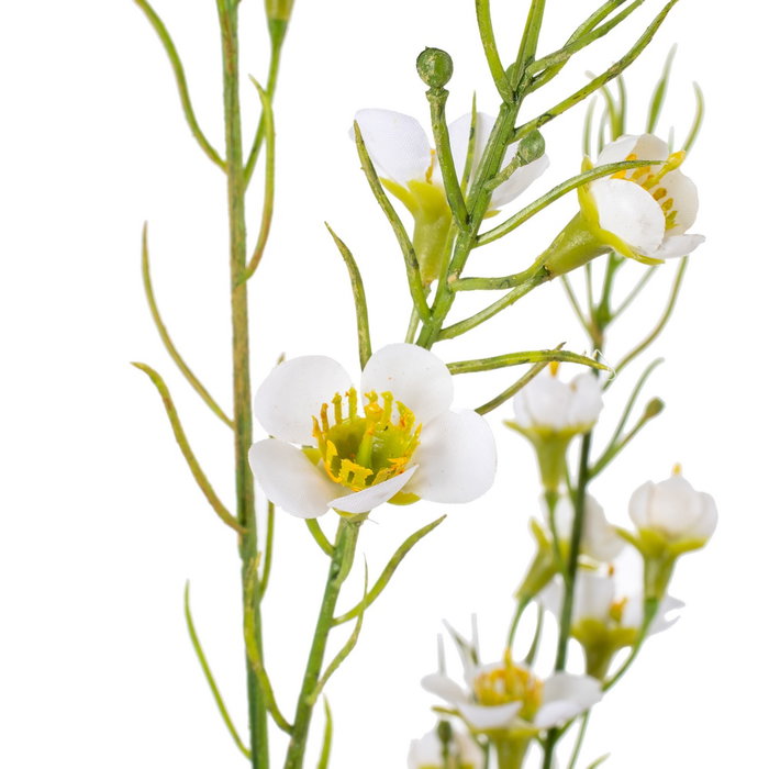 Rama Flores Blanco Artificial 30 X 20 X 80 cm (Set de 4)