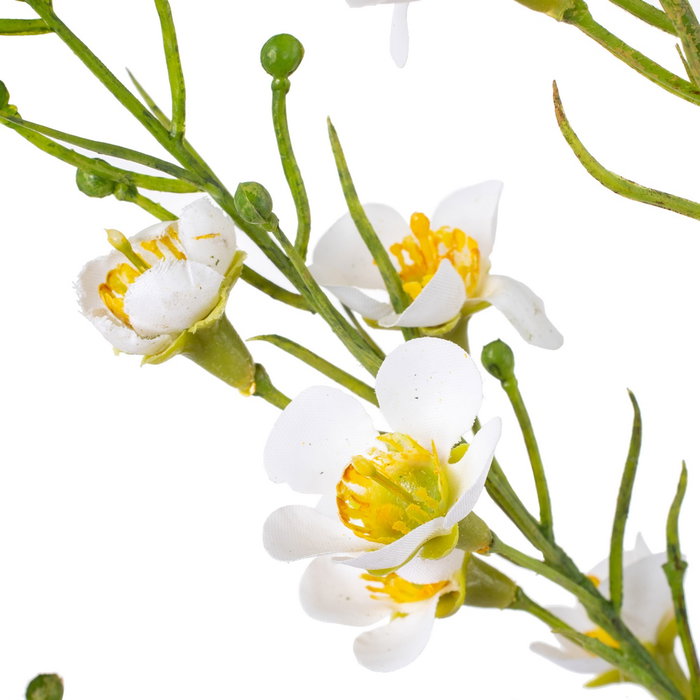 Rama Flores Blanco Artificial 30 X 20 X 80 cm (Set de 4)