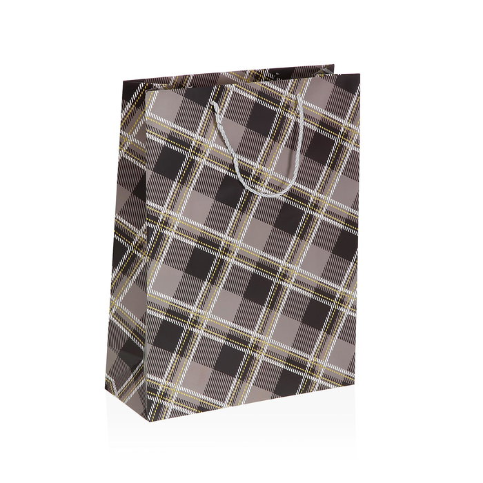 Versa Bolsa Surtida Mediana Escocesa 26 x 32 cm (12 Unidades)