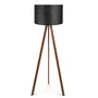 Lámpara de Suelo "Kano" [OPV-780SGN2429] Trípode Madera Pantalla Tela Diseño Nórdico