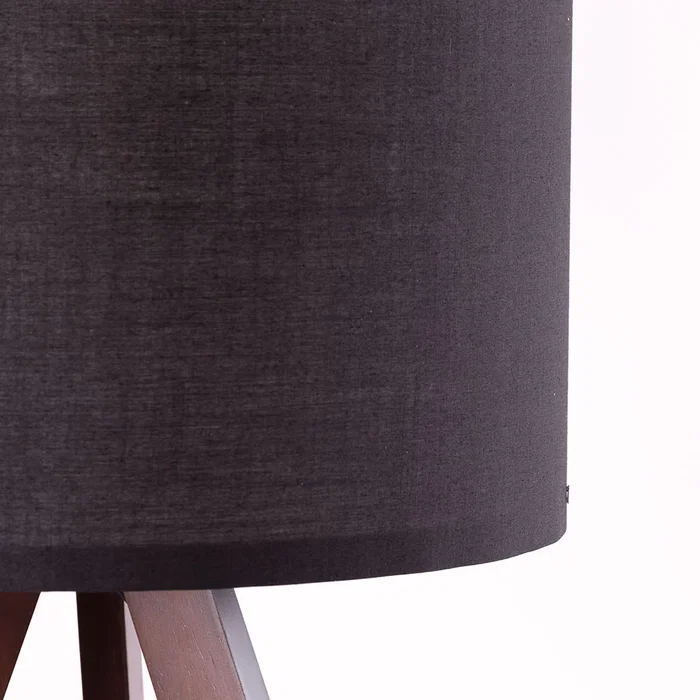 Lámpara de Suelo "Kano" [OPV-780SGN2429] Trípode Madera Pantalla Tela Diseño Nórdico