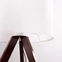 Lámpara de Suelo "Kano" [OPV-780SGN2429] Trípode Madera Pantalla Tela Diseño Nórdico