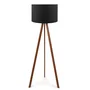 Lámpara de Suelo "Kano" [OPV-780SGN2429] Trípode Madera Pantalla Tela Diseño Nórdico